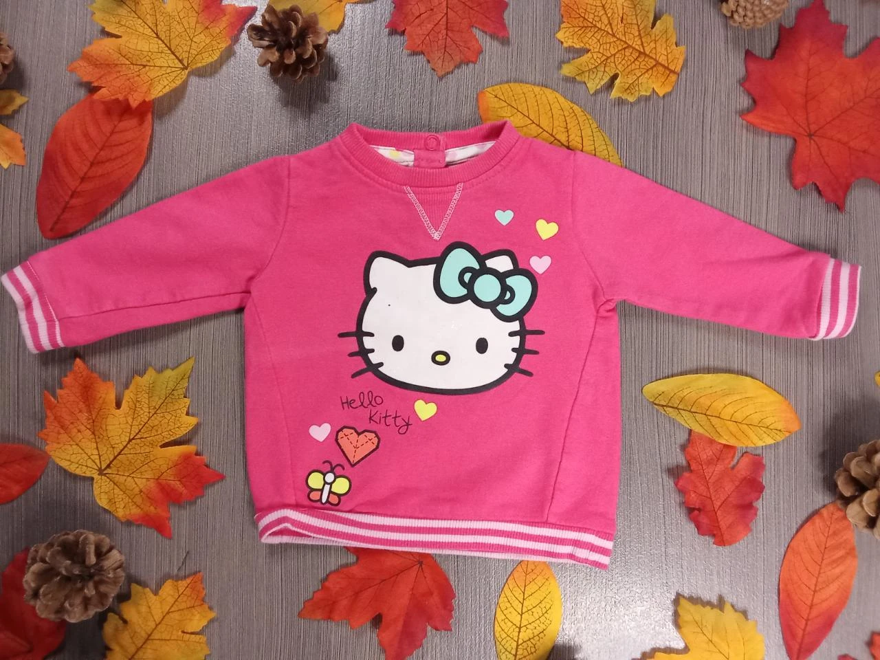 Pull rose Hello Kitty 3 mois